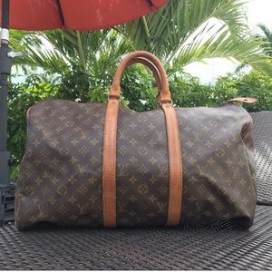 Authentic Louis Vuitton Keep-all 50 Bag